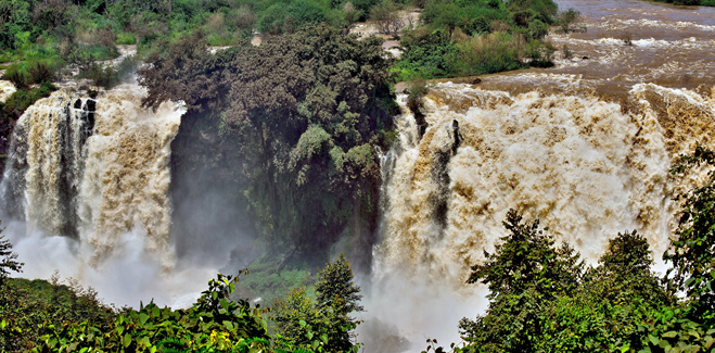 The Blue Nile water falls (Tis Isat Falls)